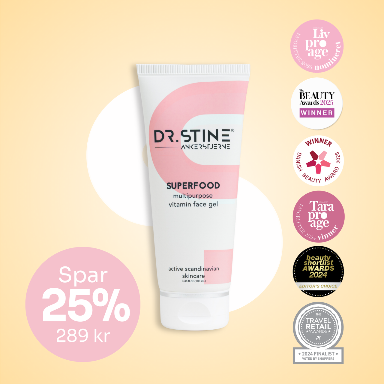 SUPERFOOD multipurpose vitamin face gel 100 ml